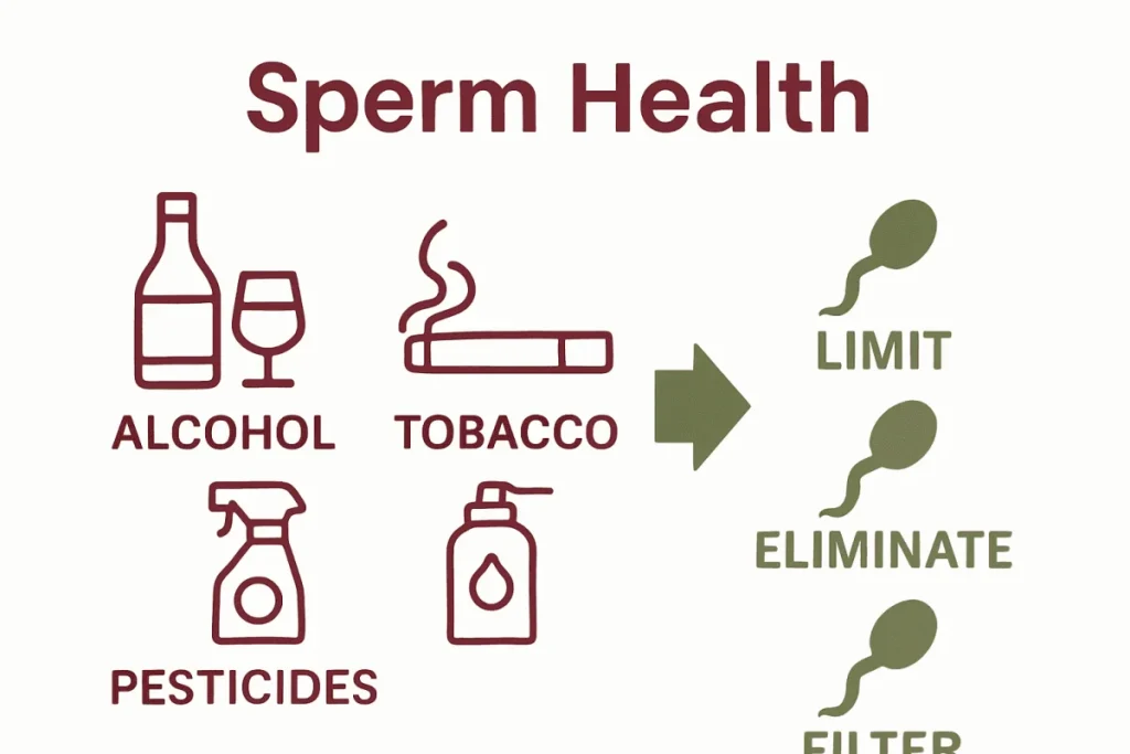 Ultra Bann Comparison of harmful substances and their effect on sperm quality