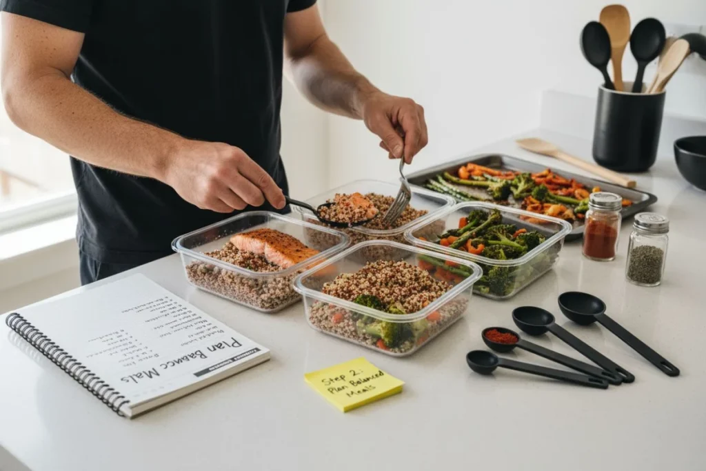 Ultra Bann plan balanced meals meal prep
